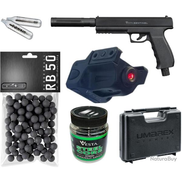 VESTA - Pack Pistolet SENTINEL Tachyon Cal .50 19J