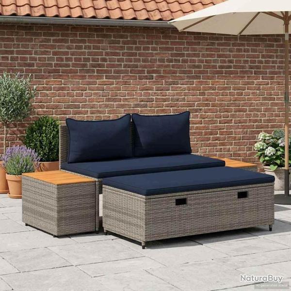 Ensemble de canap�s d'ext�rieur 4 -Seater 4 pcs 55 x 30 x 39 cm