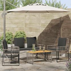 Ensemble de meubles d'ext&eacute;rieur 9 pcs Gris et Gris fonc&eacute;