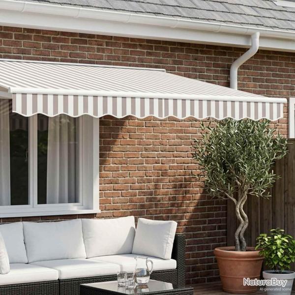 Remplacement de lambrequin Gris clair et blanc 3 m Polyester