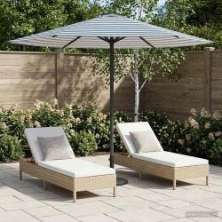 Parasol de jardin 230 x 230 cm Polyester Rectangulaire