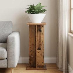 Support de Plante Bois ancien 25 x 25,5 x 60,5 cm