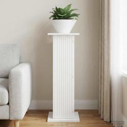 Support de Plante Blanc brillant 30,5 x 30 x 80,5 cm