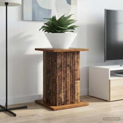 Support de Plante Bois ancien 30,5 x 30 x 43 cm