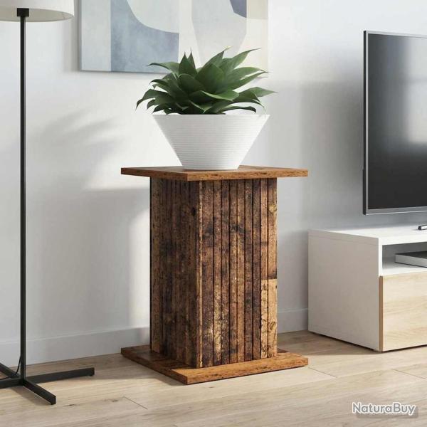 Support de Plante Bois ancien 30,5 x 30 x 43 cm
