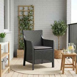 Fauteuil Anthracite PP
