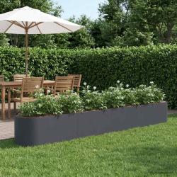 Jardin sur&eacute;lev&eacute; Anthracite 360 x 40 x 40 cm