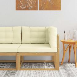 Canap&eacute; d'angle ext&eacute;rieur Polyester Blanc