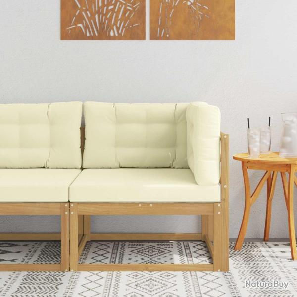 Canap� d'angle ext�rieur Polyester Blanc