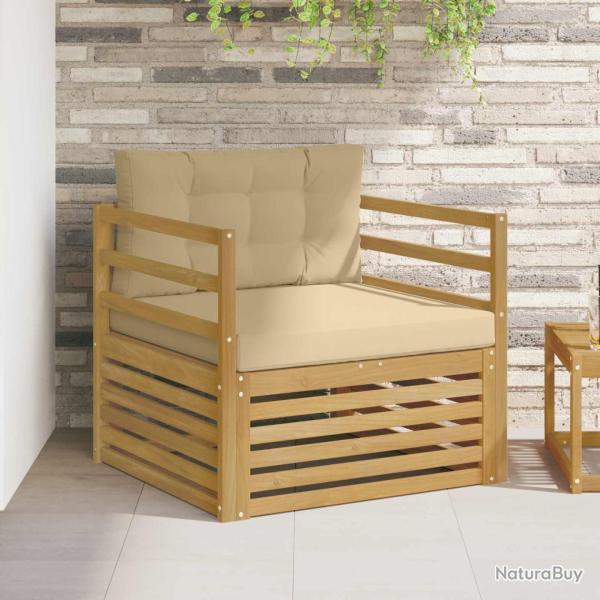 Canap� d'ext�rieur Blanc et Beige