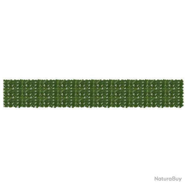 �cran de balcon avec feuilles Vert 500 x 75 cm
