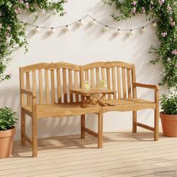 Banc en Bois Sculpt&eacute; en Rose 155 x 60 x 94 cm Naturel