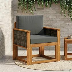 Sofa de milieu ext&eacute;rieur Bois d'Acacia Massif Naturel