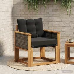 Sofa de milieu ext&eacute;rieur Bois d'Acacia Massif Naturel