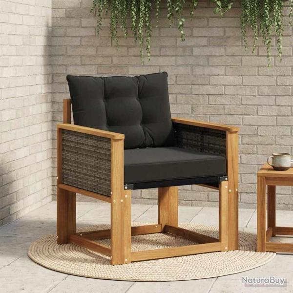 Sofa de milieu ext�rieur Bois d'Acacia Massif Naturel