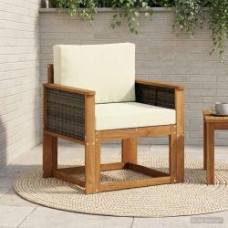 Sofa de milieu ext&eacute;rieur Bois d'Acacia Massif Naturel