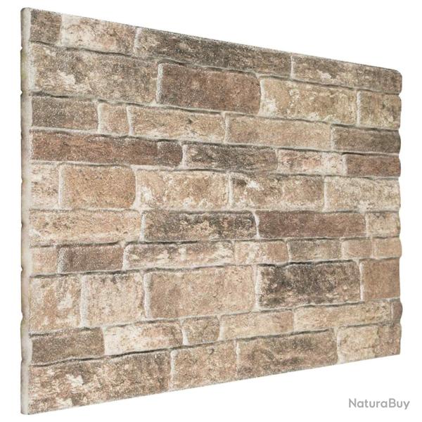 Panneaux muraux 10 pcs Multicolore 100 x 50 cm Mousse EPS
