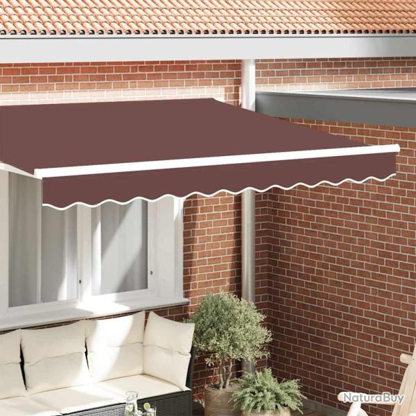 Remplacement de lambrequin Rayure Marron 2,5 m Polyester