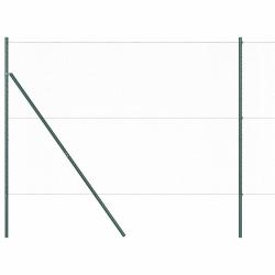 Fixation au sol hexagonale 100 x 1,6 m Acier recouvert de PVC