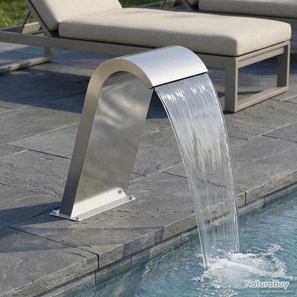 Fontaine de piscine Argent� 47 x 31 x 60 cm Acier inoxydable