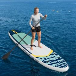 Planche de Paddle Gonflable APEX 366 x 81 x 15 cm Bleu pour