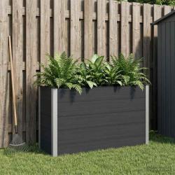 Jardini&egrave;re sur&eacute;lev&eacute;e Noir 150 x 50 x 91 cm