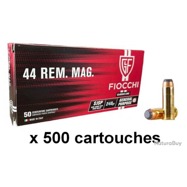 FIOCCHI cal.44 Rem Mag SJSP /500
