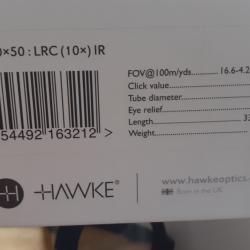 Lunette HAWKE ENDURANCE 2.5-10X50