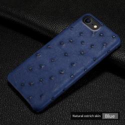 Coque iPhone Autruche Veritable-Bleu-iPhone XS 20260729082512