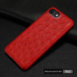 Coque iPhone Autruche Veritable-Rouge-iPhone XS 20260729082512