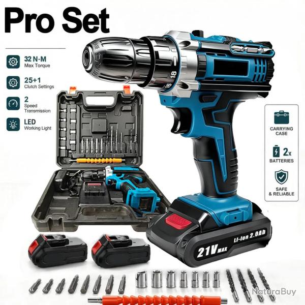 Perceuse � percussion sans fil 21V Compatible MAKITA-B 20260726000155