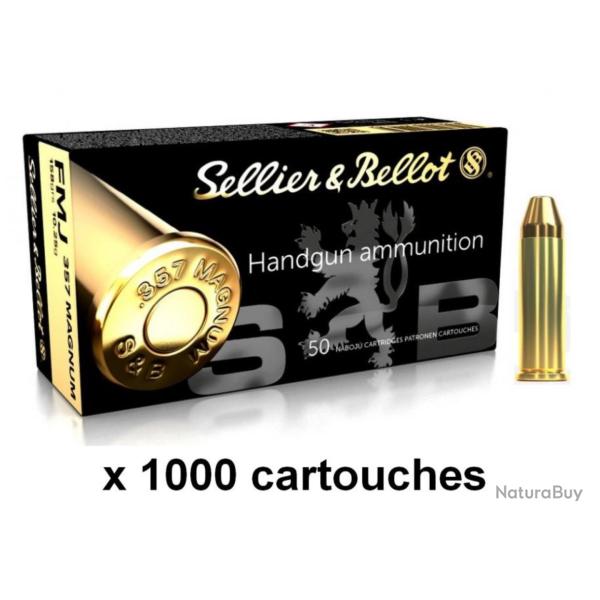 SELLIER BELLOT cal.357 Magnum FMJ /1000