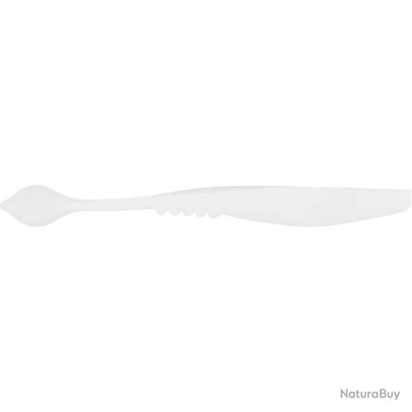 Leurre Souple Reins Flat Jerk 15cm 15cm 111 - Mat White Par 5