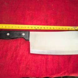 Couperet de boucher tranchoir feuille 30 cm dont 18 cm. vintage occasion. Bon fil
