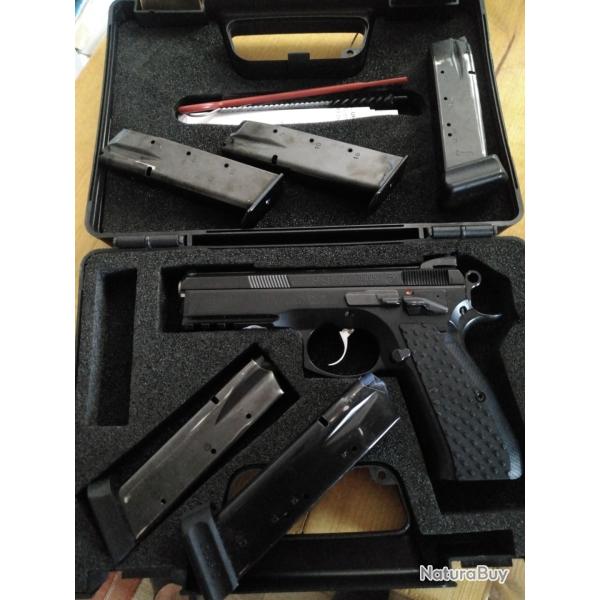 CZ 75 SP01 SHADOW 9mm Nombreux accessoiresKit TAR