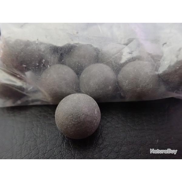 Balles plomb pour fusil ou pistolet poudre noire 17,5 mm