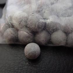 Balles plomb pour fusil ou pistolet poudre noire 13,6 mm