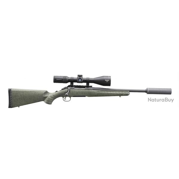 Pack carabine RUGER GLENFIELD Model A cal.243win +lunette VECTOR 3-12x56i+ silencieux Nielsen