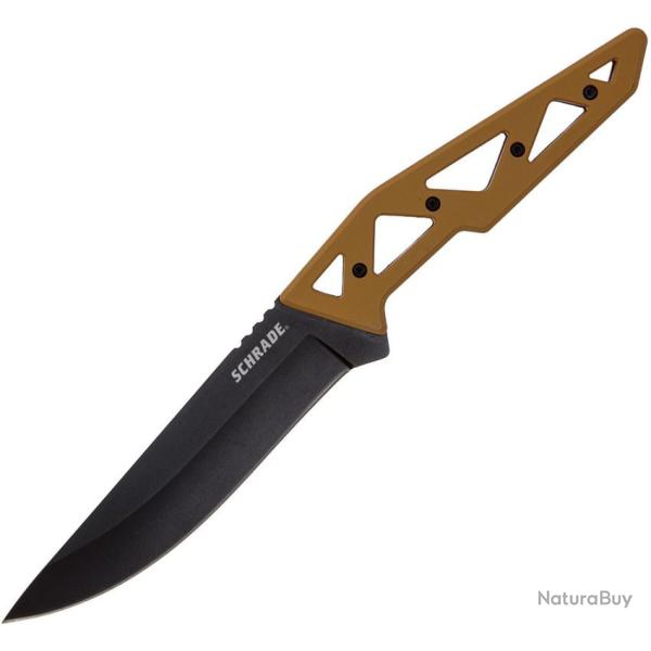 Couteau Fixe Schrade Frontier Lame Acier 3Cr13 Manche GFN �tui Nylon SCH1124284