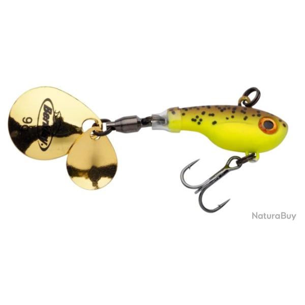 PROMO!! BERKLEY PULSE SPINTAIL 14G - BROWN CHARTREUSE