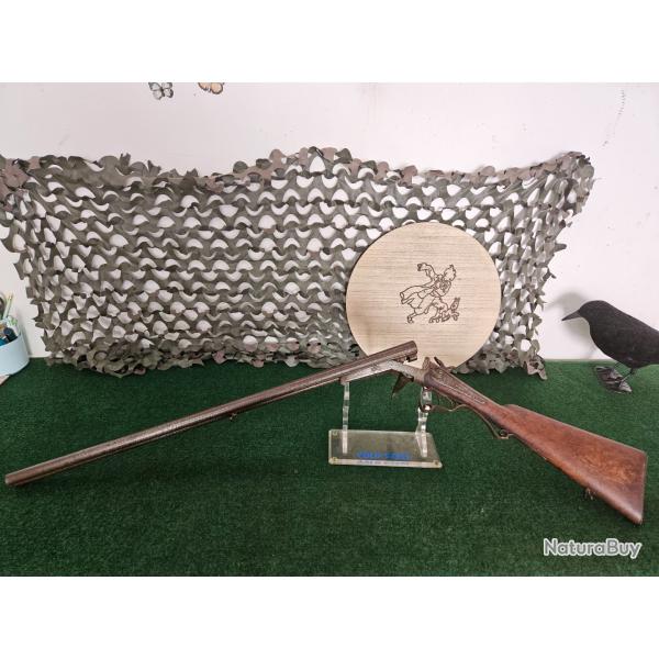Fusil a broche juxtapos� cal 16 type Le faucheux