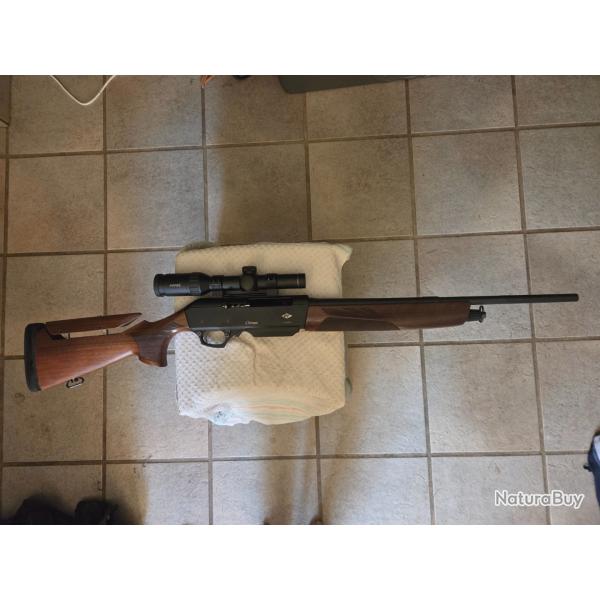 carabine Pietta Chronos cal 308 win avec lunette de battue HAWKE