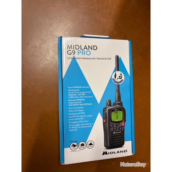 MIDLAND G9 PRO + OREILLETTES