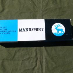 collector rare lunette manu sport neuve  pour armes de poings ou montage scout ( focale longue )