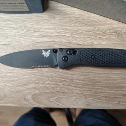 Benchmade Bugout 535 SBK 2 Couteau EDC pliant comme neuf