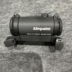 OCCASION AIMPOINT Micro H2 2 MOA Noir avec montage rapide BLASER