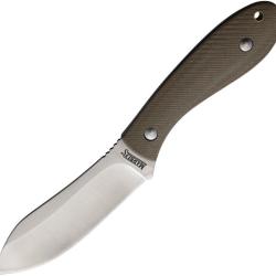 Couteau Fixe Marbles Fixed Blade Micarta Lame Acier Inox Manche Micarta Housse Nylon MR599