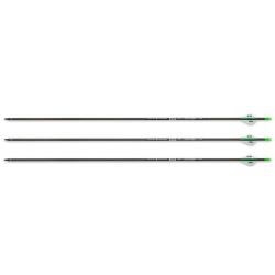 Pack de 3 fl&egrave;ches en carbone Savage ID6.2 400 30 pouces avec plumes Blazer LOT DE 3 FL&Egrave;CHES CARBONE 