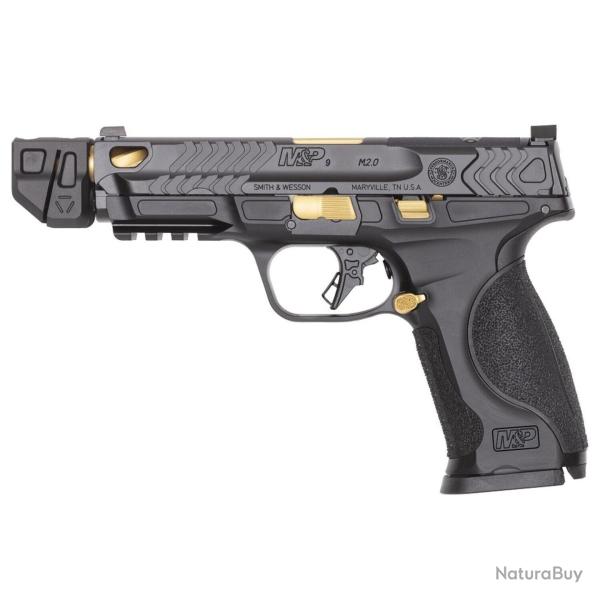 Pistolet S&W M&P9 PC Metal Gold PVD Compensator