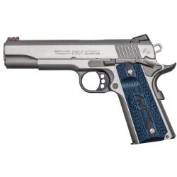 Pistolet Colt Competition 5" Inox Brosse 9x19